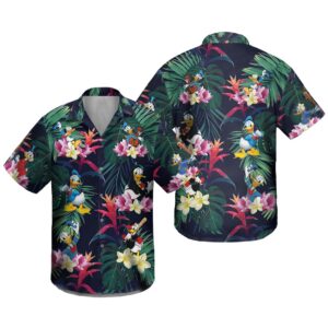 Disney Hawaiian Shirt Summer Beach…