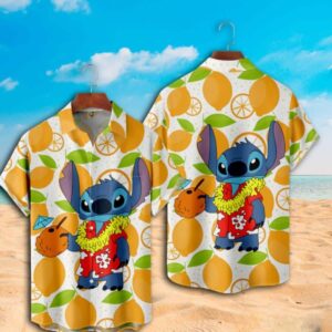 Disney Hawaiian Shirt Summer Beach…