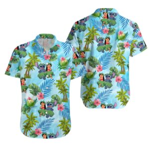 Disney Hawaiian Shirt Summer Beach…