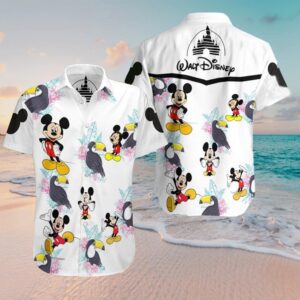 Disney Hawaiian Shirt Summer Beach…