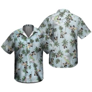 Disney Hawaiian Shirt Summer Beach…