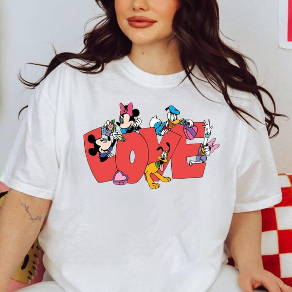 Disney Love Shirt Disneyworld Valentine’s Day Shirt Disney Valentine Shirt