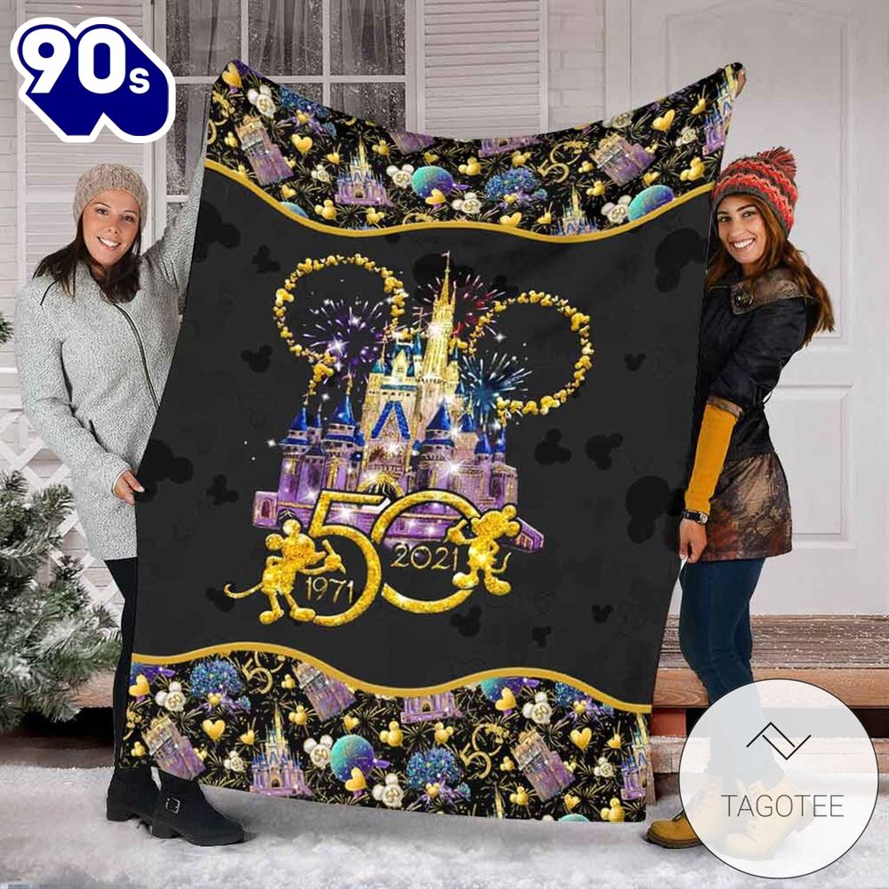 Disney Mickey Mouse 50 Years Of Magic Blanket Disney Mickey Mouse 50 Years Of Magic Blanket