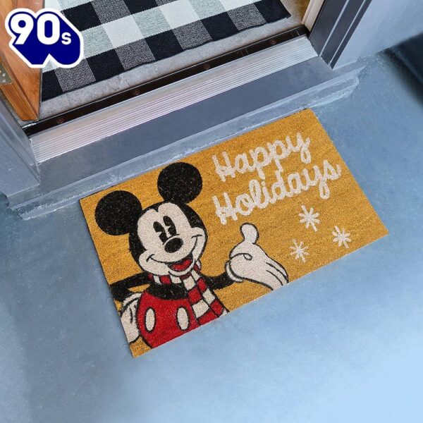 Disney Mickey Mouse Door Mat Rug Retro Classic Entrance Floor Coconut Mat