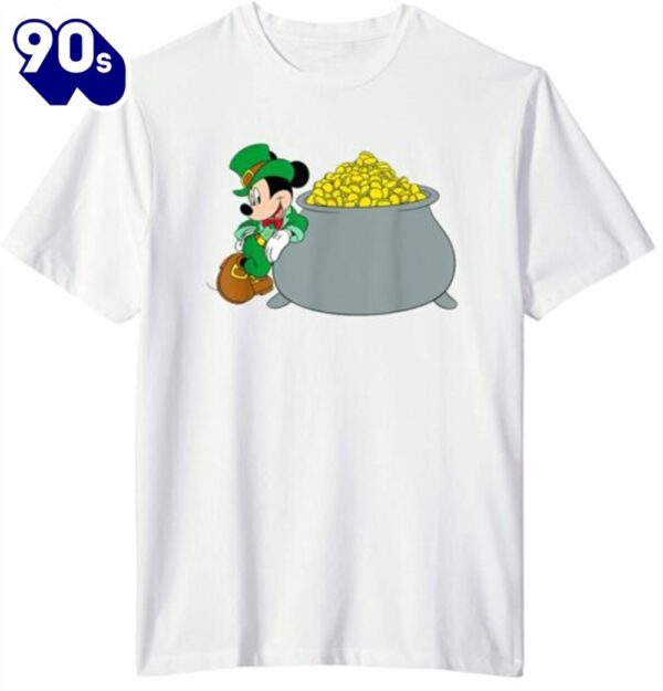 Disney Mickey Mouse St. Patrick’s Day Pot Of Gold T-Shirt