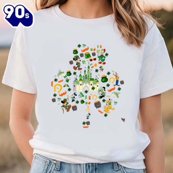 Disneyy Patricks Day Shirt, Mickey Minnie Shamrock Shirt
