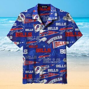 Embrace the Beach Vibes with Buffalo Bills Hawaiian Shirt  Tropical Flower Edition for Men