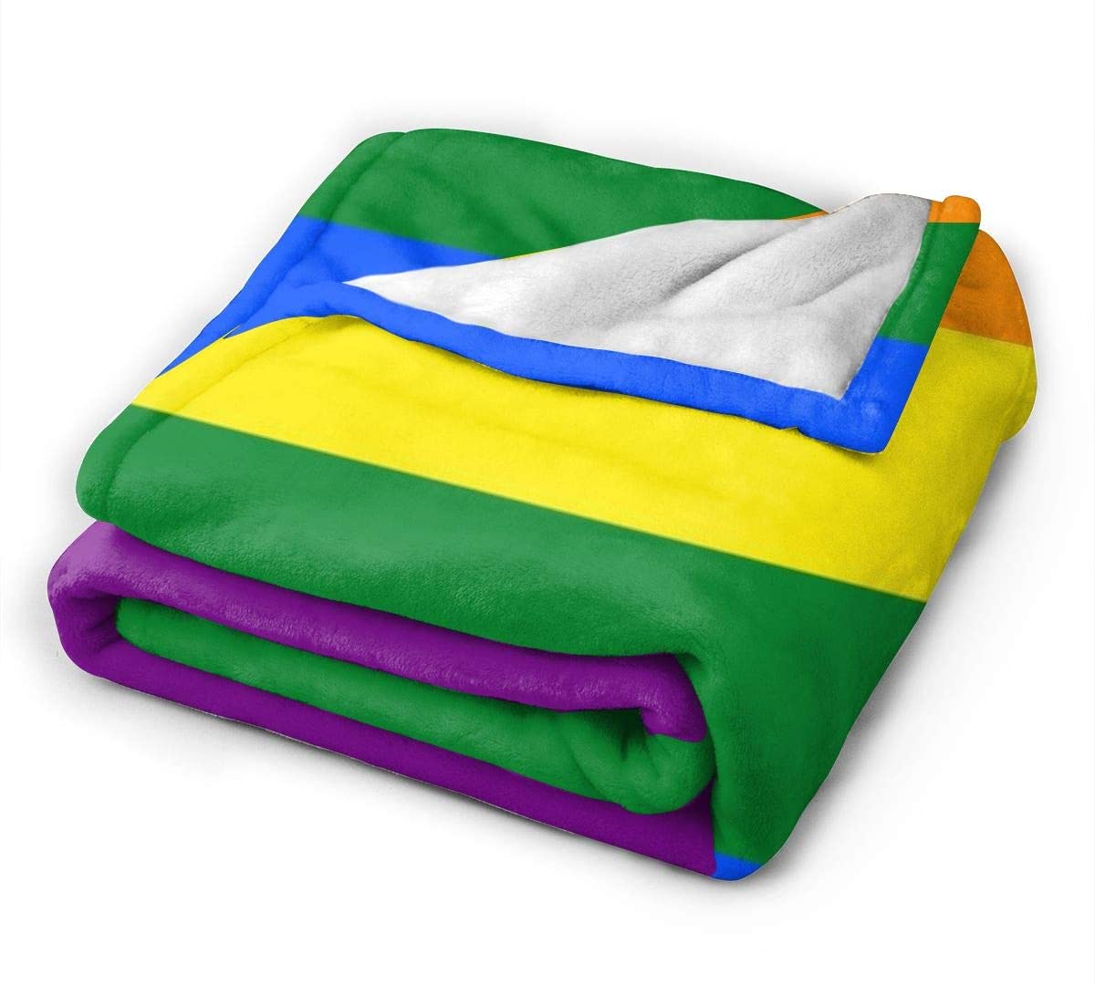 Flannel Blanket Lgbt Rainbow Flag Lightweight Cozy Bed Blanket Soft Throw Blanket Fits Couch Sofa For Pride Month Flannel Blanket Lgbt Rainbow Flag Lightweight Cozy Bed Blanket Soft Throw Blanket Fits Couch Sofa For Pride Month