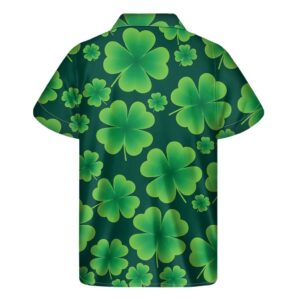Four Leaf Clover St Patricks Day Hawaiian Shirt 2