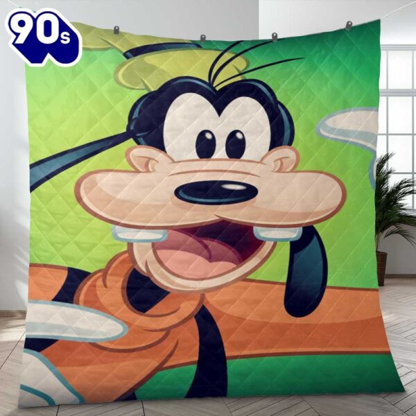 Funny Face Goofy Mickey Mouse Disney Character Ver2 Gifts Lover Blanket