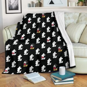 Funny Mickey Mouse Fleece Blanket DN Fans 1