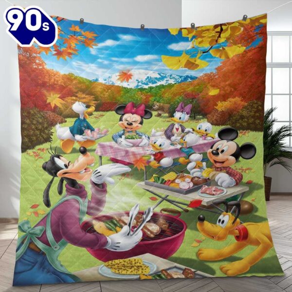 Funny Party Mickey And Friends Cartoon Disney Ver5 Gift Lover Blanket