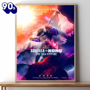 Godzilla X Kong The New Empire 2024 Decor Poster