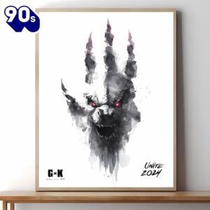 Godzilla X Kong The New Empire 2024 Movie Home Decor Poster Canvas