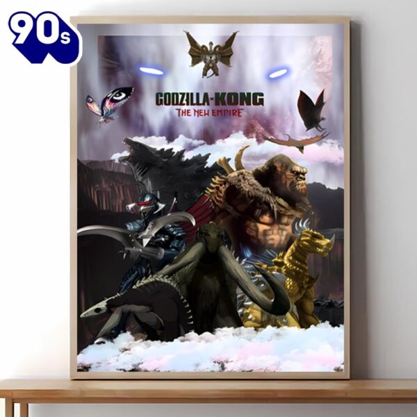 Godzilla X Kong The New Empire Movie Poster For Fans