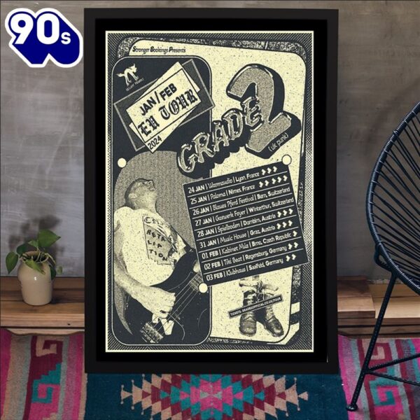 Grade 2 Jan-Feb Eu Tour 2024 Poster Canvas