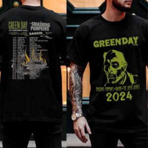 Green Day Band World Music Tour 2023 2024 The Saviors Tour shirt