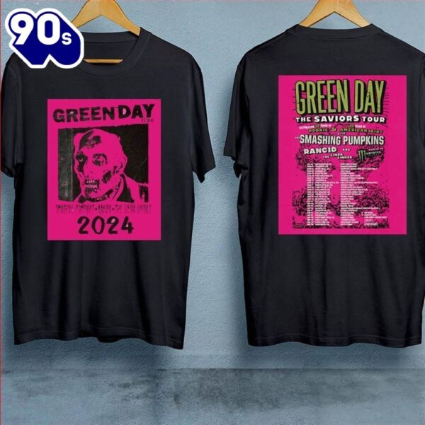 Green Day The Saviors 2024 Tour T-Shirt Gift For Fans