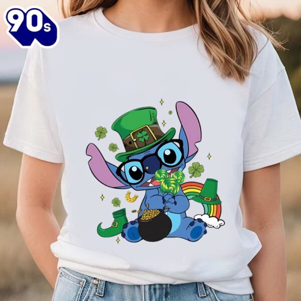 Happy St Patricks Day Baby Stitch Shirt