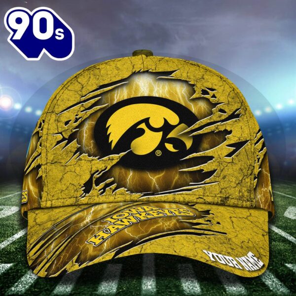 Iowa Hawkeyes Cap Custom Your Name And Number NCAA Cap