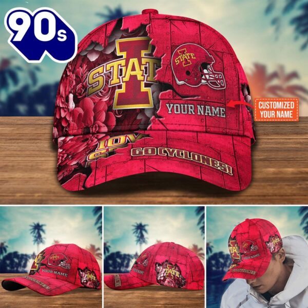 Iowa State Cyclones Custom New Arrivals Trending Cap  NCAA Cap