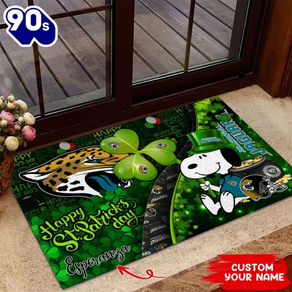 Jacksonville Jaguars NFL-Custom Doormat The Celebration Of The Saint Patrick’s Day