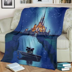 Journey To Castle Mickey And Minnie Fleece Blanket Fans 1 Journey To Castle Mickey And Minnie Fleece Blanket Fans 2