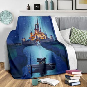 Journey To Castle Mickey And Minnie Fleece Blanket Fans 2 Journey To Castle Mickey And Minnie Fleece Blanket Fans 3
