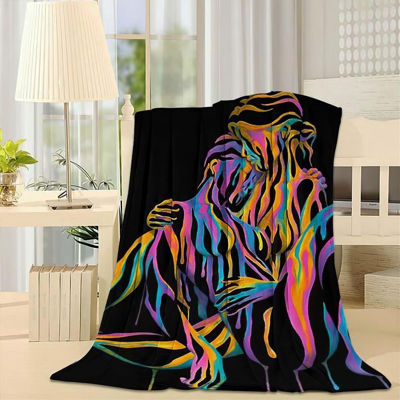 Lesbian Pride Lesbian Quilt, Gift For Lesbian Couple, Couple Lesbian Blanket Lesbian Pride Lesbian Quilt, Gift For Lesbian Couple, Couple Lesbian Blanket