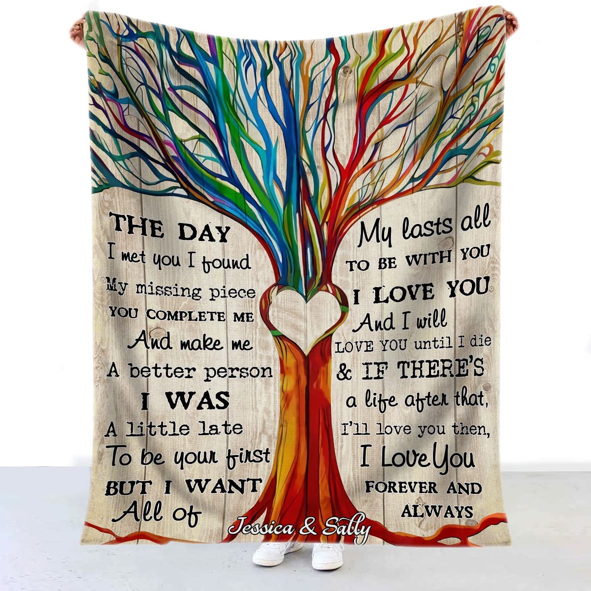 Lgbt Gay Pride Blanket With Personalized Couple'S Name Rainbow Tree Lesbian Gay Trans Bisexual Blanket Lgbt Gay Pride Blanket With Personalized Couple'S Name Rainbow Tree Lesbian Gay Trans Bisexual Blanket