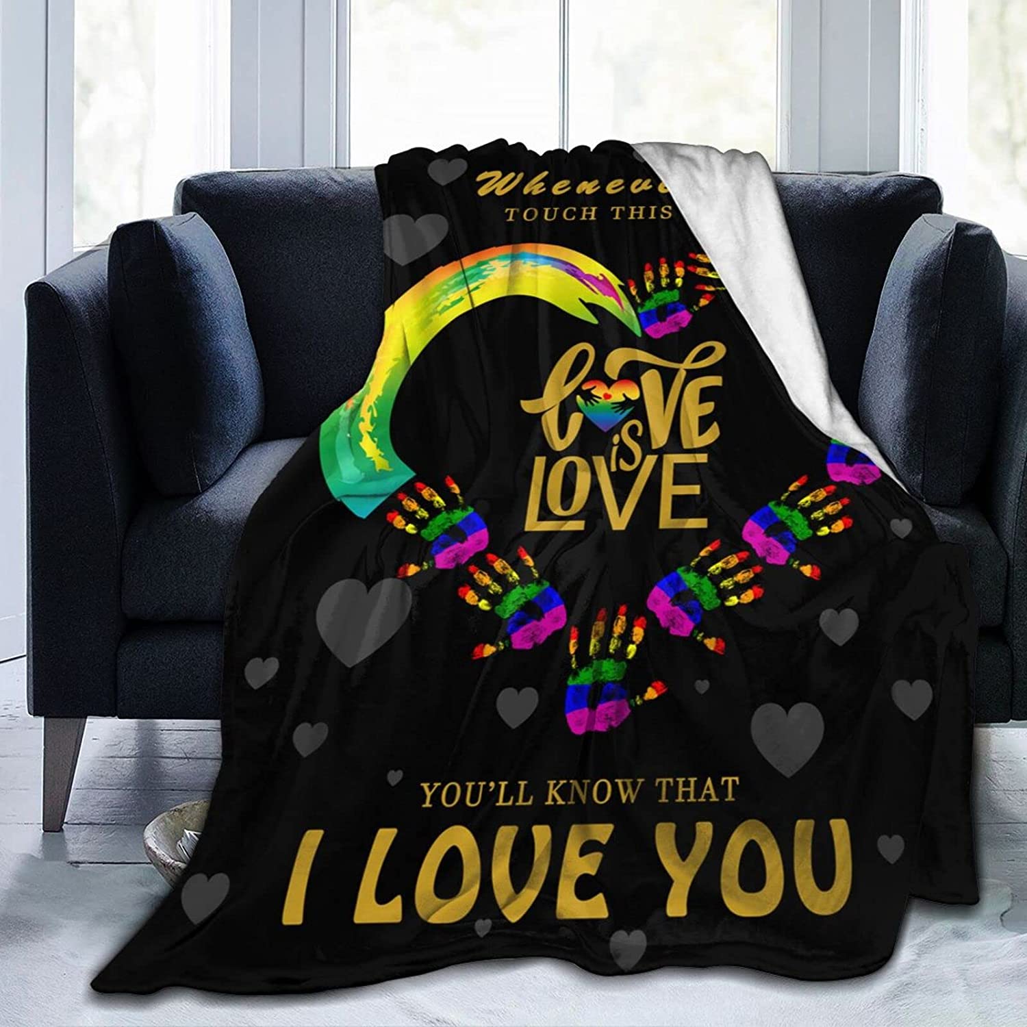 Lgbt Gay Pride Fleece Throw Blankets Soft Plush Blanket For Bed Couch, Blanket For Gay, Lesbian Blanket Lgbt Gay Pride Fleece Throw Blankets Soft Plush Blanket For Bed Couch, Blanket For Gay, Lesbian Blanket
