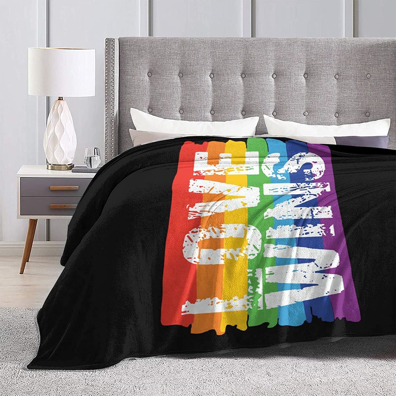 Lgbt Gay Pride Love Wins Flannel Fleece Throw Blankets For Bed Sofa Living Room Soft Blanket For Lesbian Lgbt Gay Pride Love Wins Flannel Fleece Throw Blankets For Bed Sofa Living Room Soft Blanket For Lesbian