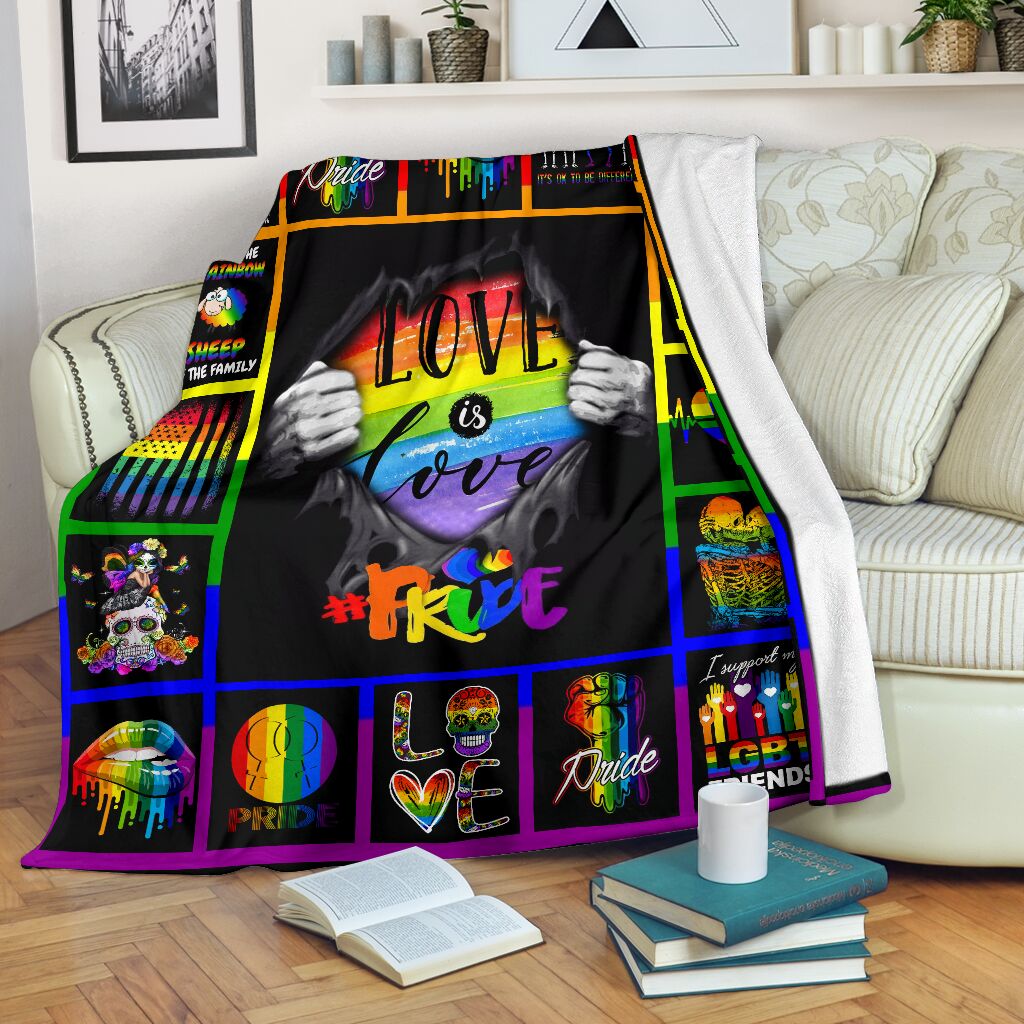 Lgbt Love Is Love Blanket Gift For Gay Friend, Lesbian Friend Gift, Pride Gift Lgbt Love Is Love Blanket Gift For Gay Friend, Lesbian Friend Gift, Pride Gift