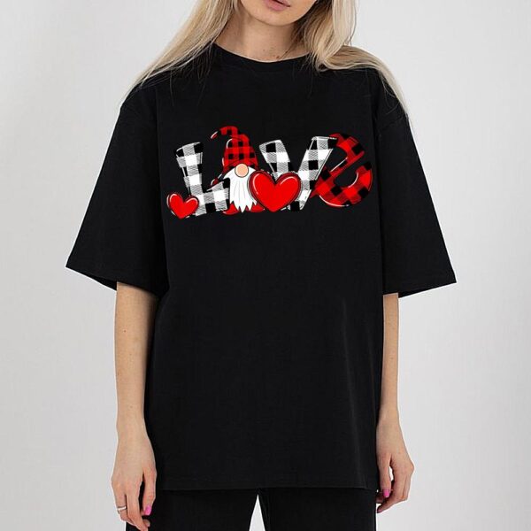 Love Gnome Valentine’s Day Love Valentine Gnomes Heart T-Shirt