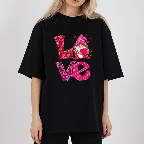 Love Gnome Valentines Day Love Valentines Gnomes Hearts T-Shirt