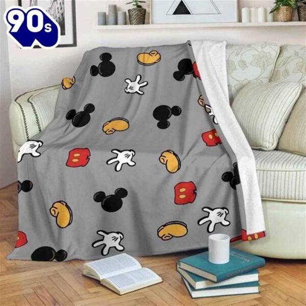 MICKEY MOUSE DISNEY BEST SELLER FLEECE BLANKET GIFT FOR FAN, PREMIUM COMFY SOFA THROW BLANKET GIFT
