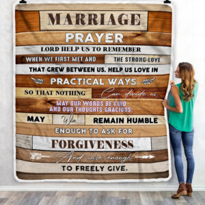 Marriage Prayer Fleece Throw Blanket Weighted Blanket To Sleep Valentines Day Gift Ideas 3