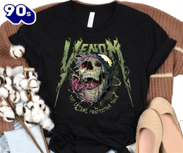 Marvel Venom Skull Lethal Protector Graphic T-shirt