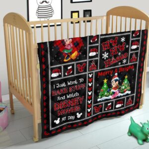 Merry Christmas Minnie Quilt Blanket Xmas DN Fans 7 Merry Christmas Minnie Quilt Blanket Xmas DN Fans 7