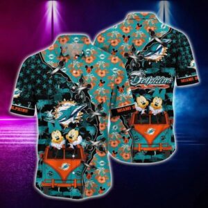 Miami Dolphins Hawaiian Shirt Mickey…