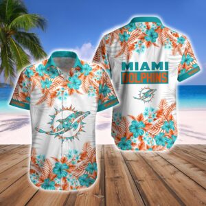 Miami Dolphins Oceanic Splash Hawaiian…
