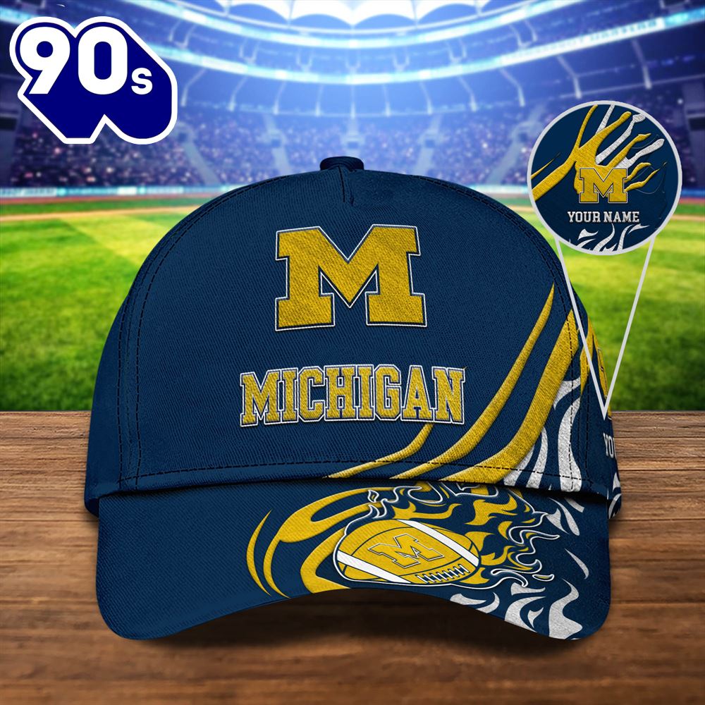 Michigan Wolverines Sport Cap Personalized Your Name NCAA Cap Michigan Wolverines Sport Cap Personalized Your Name NCAA Cap