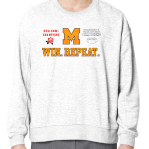 Michigan Wolverines Win Repeat Rose Bowl And National Champions Shirt