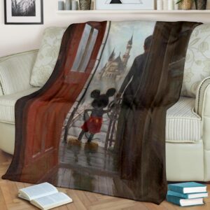 Mickey And DN Land Fleece Blanket Funny For Fans 1 Mickey And DN Land Fleece Blanket Funny For Fans 2