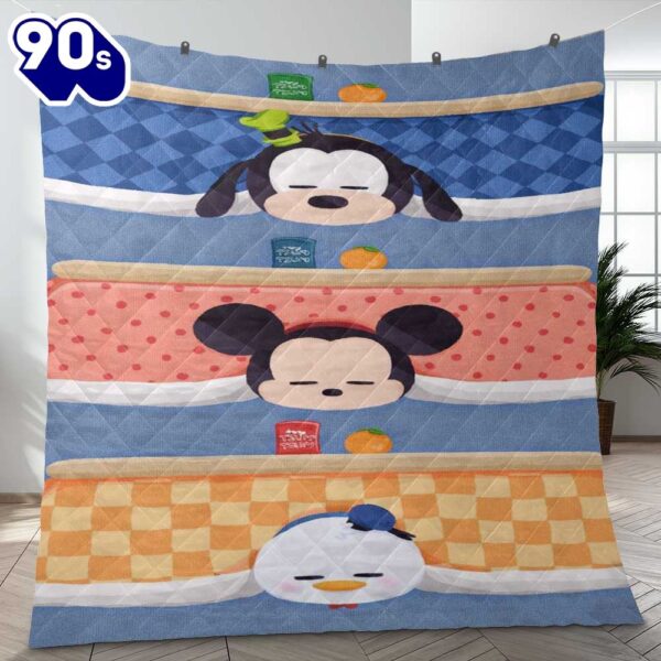 Mickey And Friends Cartoon Disney Good Night Ver6 Gift Lover Blanket