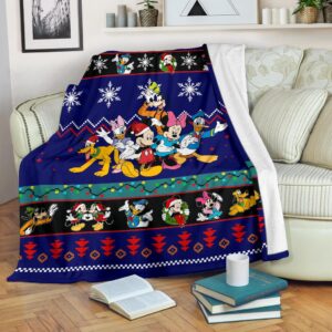 Mickey Christmas Blanket Amazing Gift Idea Fans 1