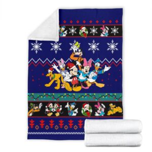 Mickey Christmas Blanket Amazing Gift Idea Fans 7