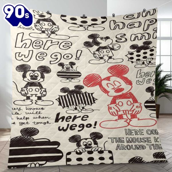 Mickey Disney Comics Christmas Gifts Lover Blanket