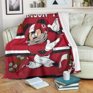Mickey Plays With The Crimson Tide Premium Blanket Fans 1