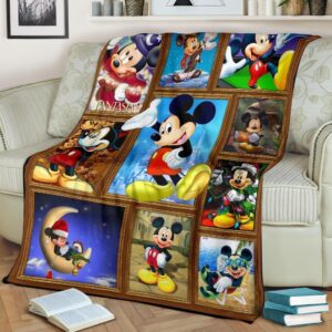 Mickey Plush Blanket Carton Blanket Bedding Decor Idea Fans 2 Mickey Plush Blanket Carton Blanket Bedding Decor Idea Fans 3